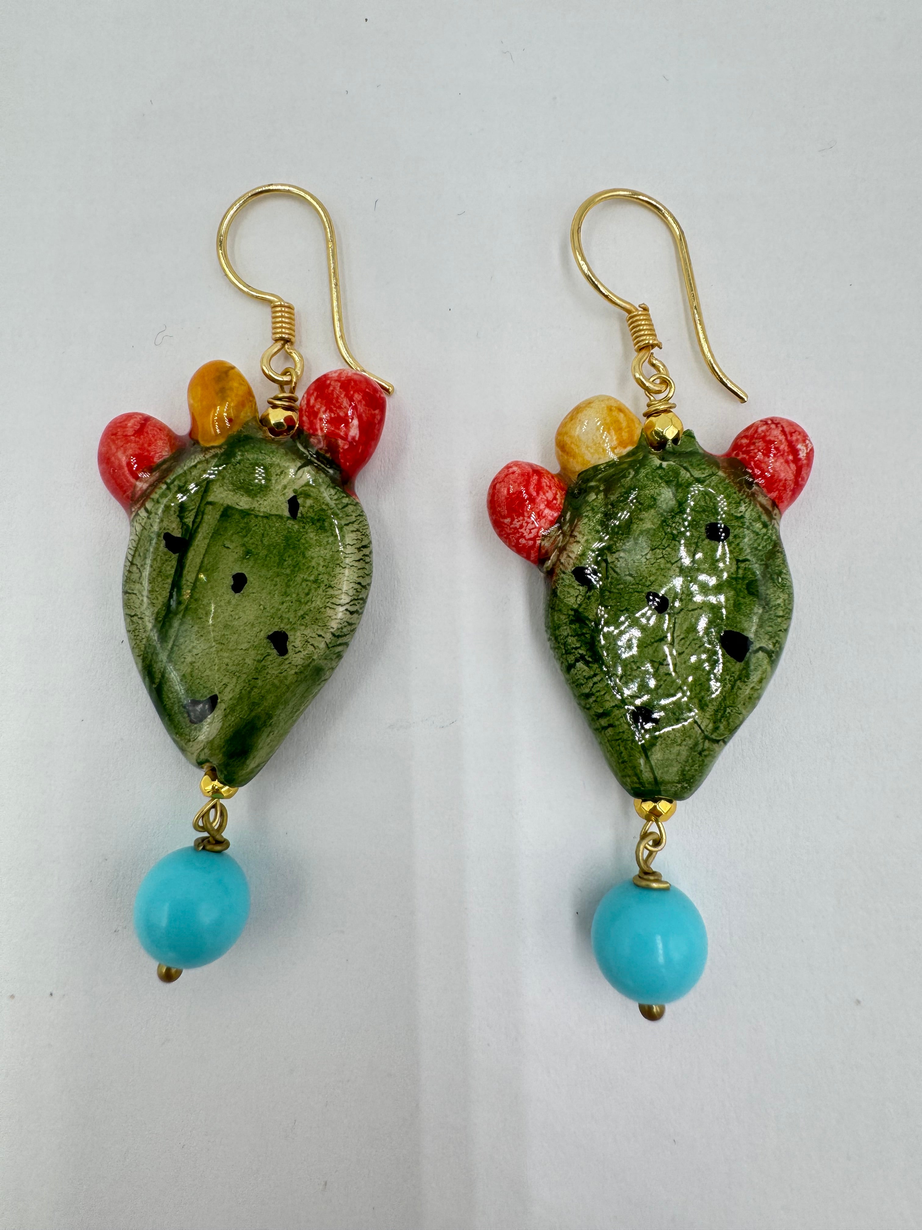 PENDIENTES CACTUS