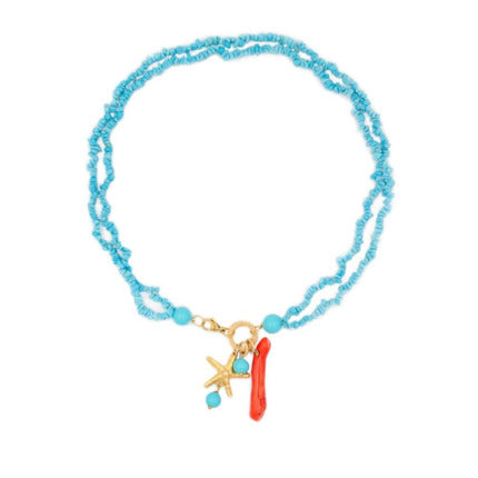 PILLI - Short Natural Stone Necklace