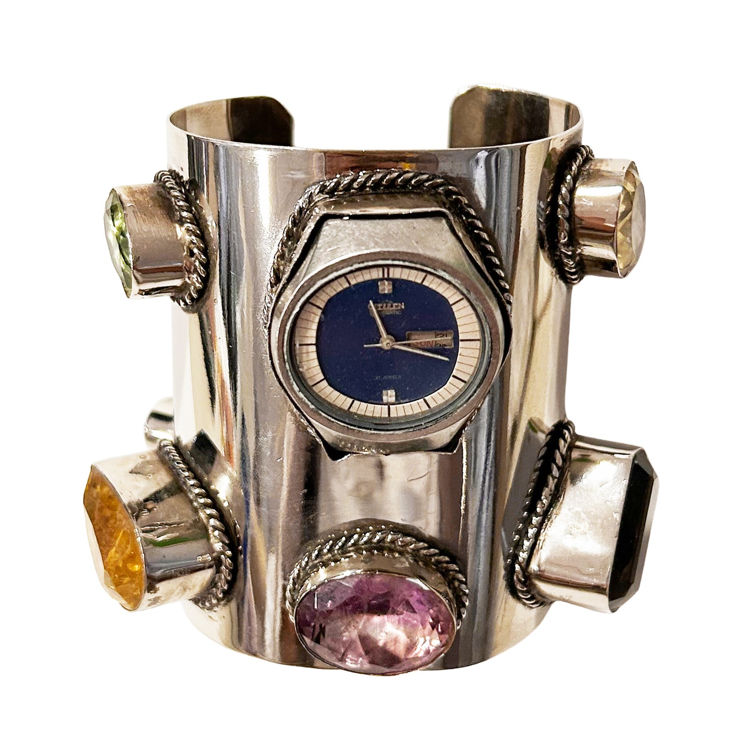 AMATISTA Y RELOJ