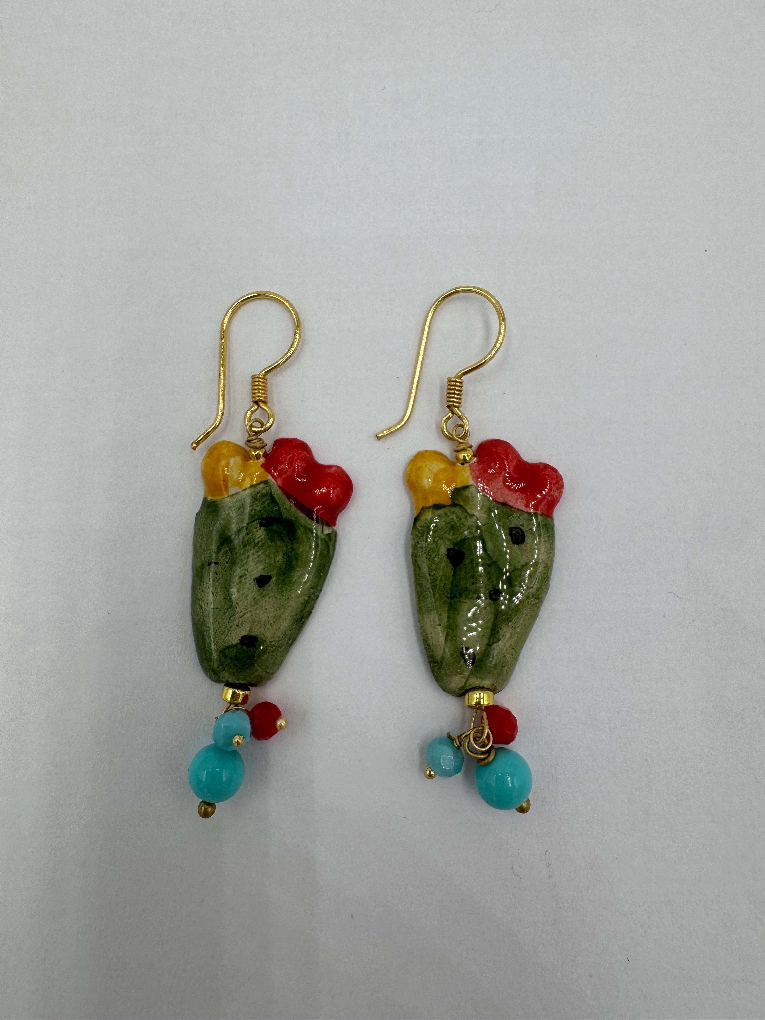 PENDIENTES CACTUS